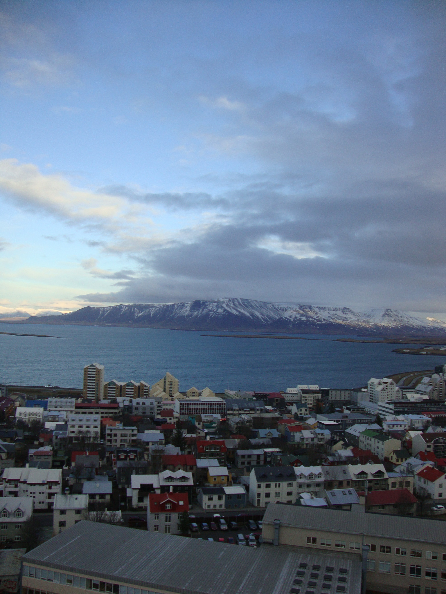 View from atop of Hallgrímskirkja